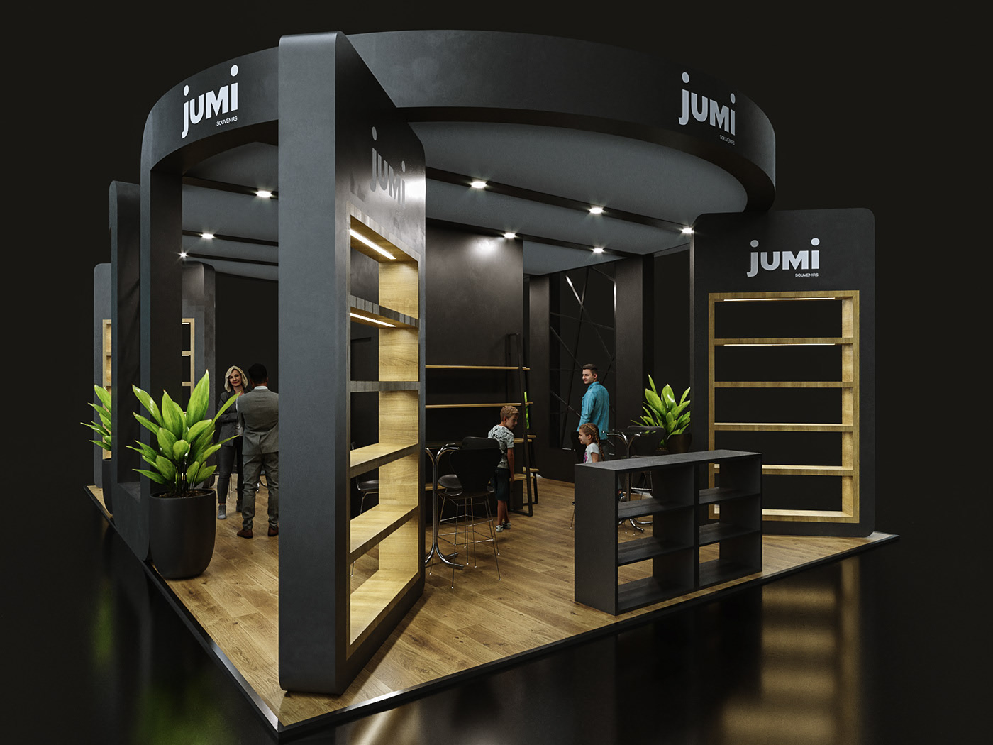 jumi圓形展臺設(shè)計(jì)